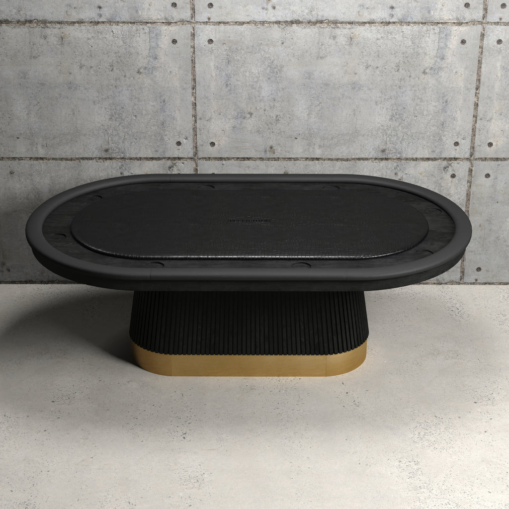 PROHIBITION SERIES TEXAS HOLD'EM TABLE-BLACK