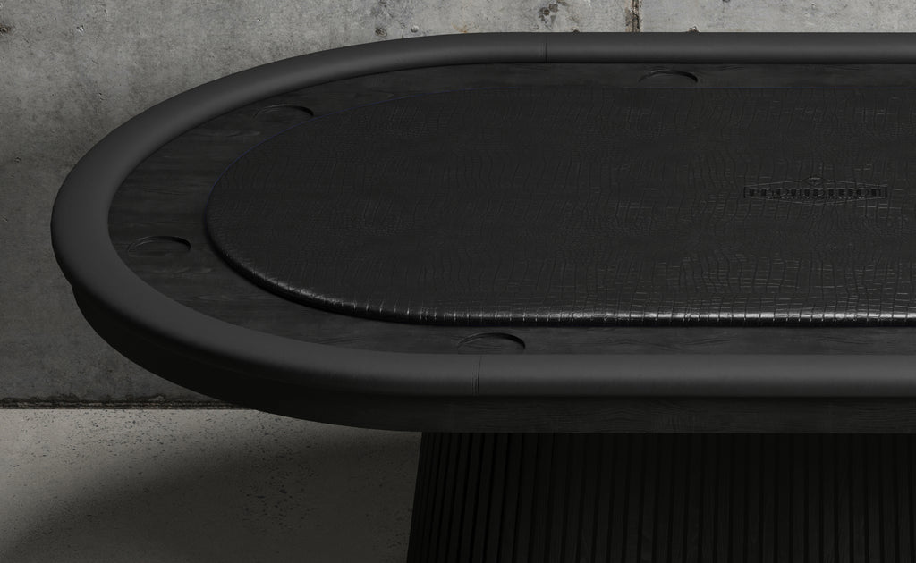 PROHIBITION SERIES TEXAS HOLD'EM TABLE-BLACK