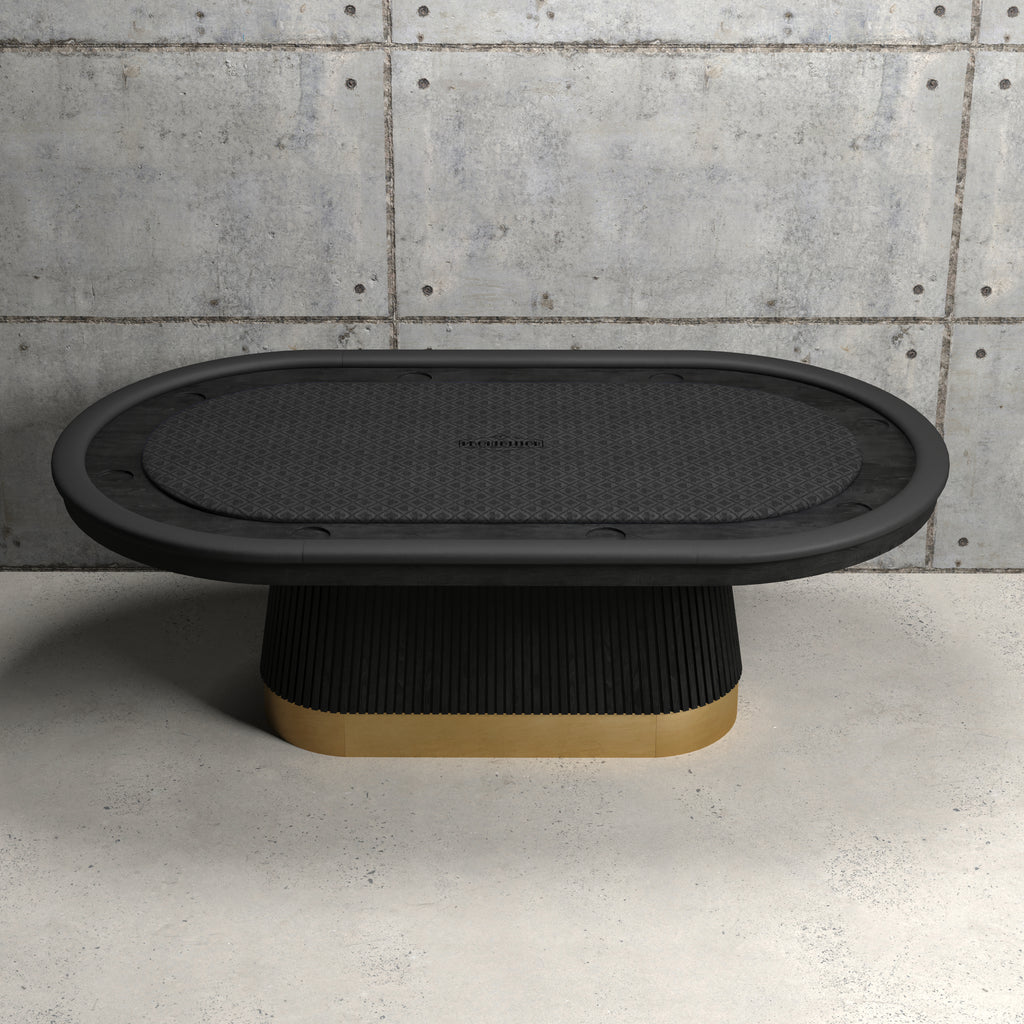 PROHIBITION SERIES TEXAS HOLD'EM TABLE-BLACK