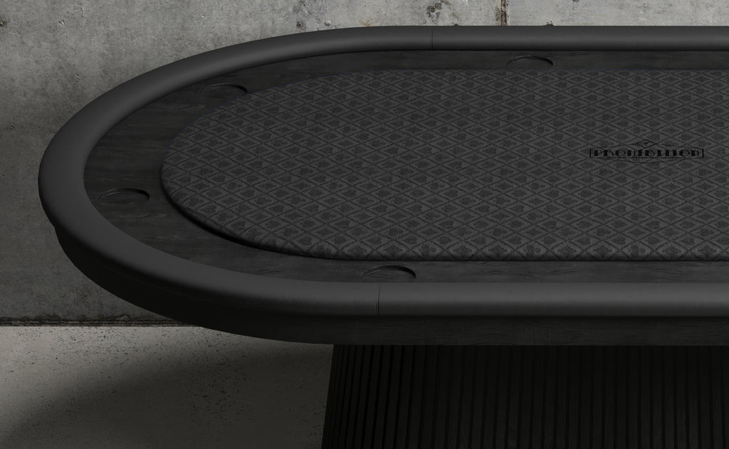 PROHIBITION SERIES TEXAS HOLD'EM TABLE-BLACK