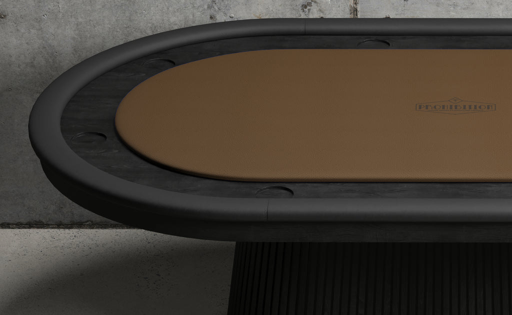 PROHIBITION SERIES TEXAS HOLD'EM TABLE-BLACK