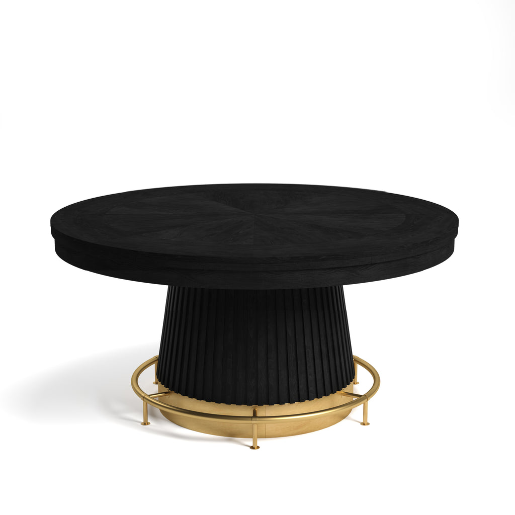 PROHIBITION SERIES 60" POKER TABLE DINING TOP-BLACK