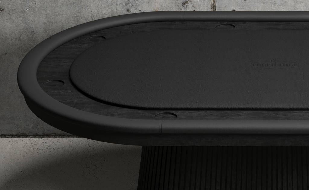 PROHIBITION SERIES TEXAS HOLD'EM TABLE-BLACK