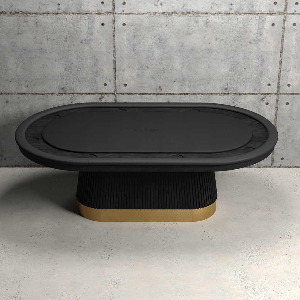 PROHIBITION SERIES TEXAS HOLD'EM TABLE-BLACK