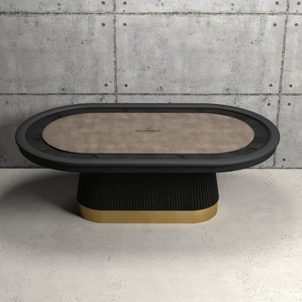 PROHIBITION SERIES TEXAS HOLD'EM TABLE-BLACK