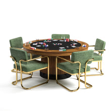 Load image into Gallery viewer, PROHIBITION SERIES 60&quot; POKER TABLE-WALNUT