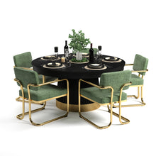 Load image into Gallery viewer, PROHIBITION SERIES 60&quot; POKER TABLE DINING TOP-BLACK