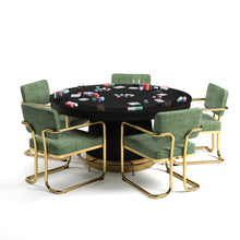 Load image into Gallery viewer, BLACK FOOTRAIL FOR 60&quot; POKER TABLE-BRASS
