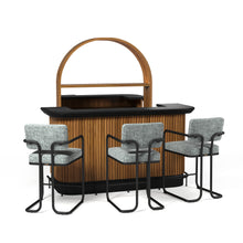 Load image into Gallery viewer, PROHIBITION SERIES 84&quot; COCKTAIL BAR-WALNUT