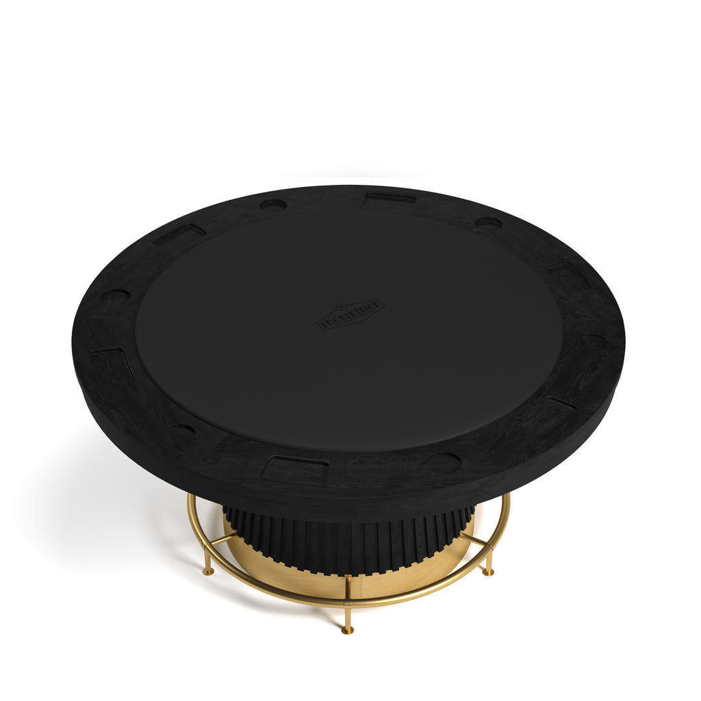 BLACK FOOTRAIL FOR 60" POKER TABLE-BRASS
