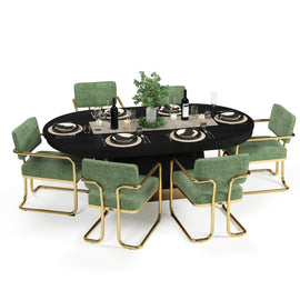PROHIBITION SERIES TEXAS HOLD'EM TABLE DINING TOP-BLACK