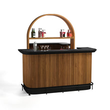 Load image into Gallery viewer, PROHIBITION SERIES 84&quot; COCKTAIL BAR-WALNUT