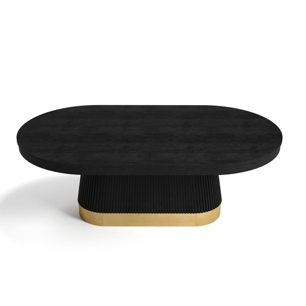 PROHIBITION SERIES TEXAS HOLD'EM TABLE DINING TOP-BLACK