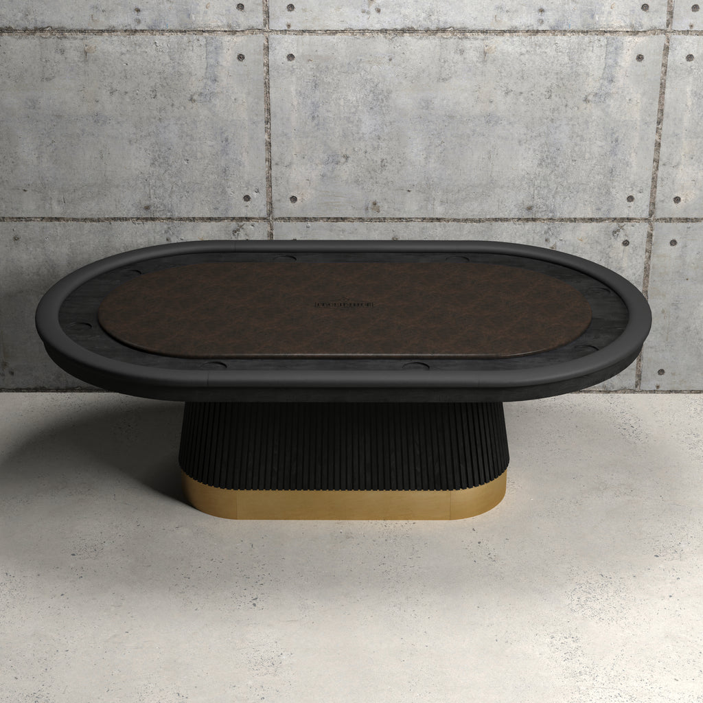 PROHIBITION SERIES TEXAS HOLD'EM TABLE-BLACK