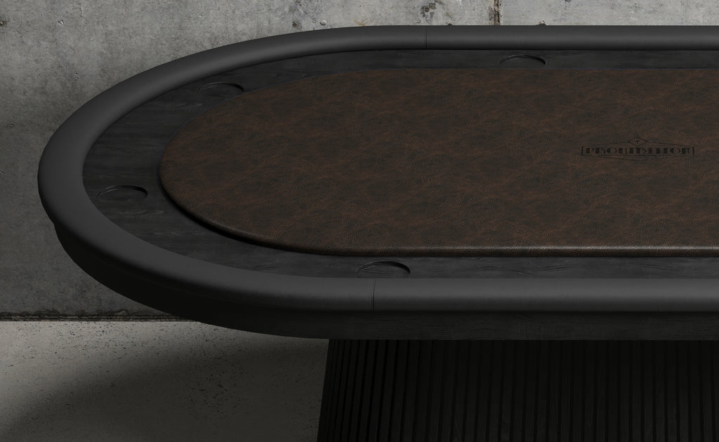 PROHIBITION SERIES TEXAS HOLD'EM TABLE-BLACK